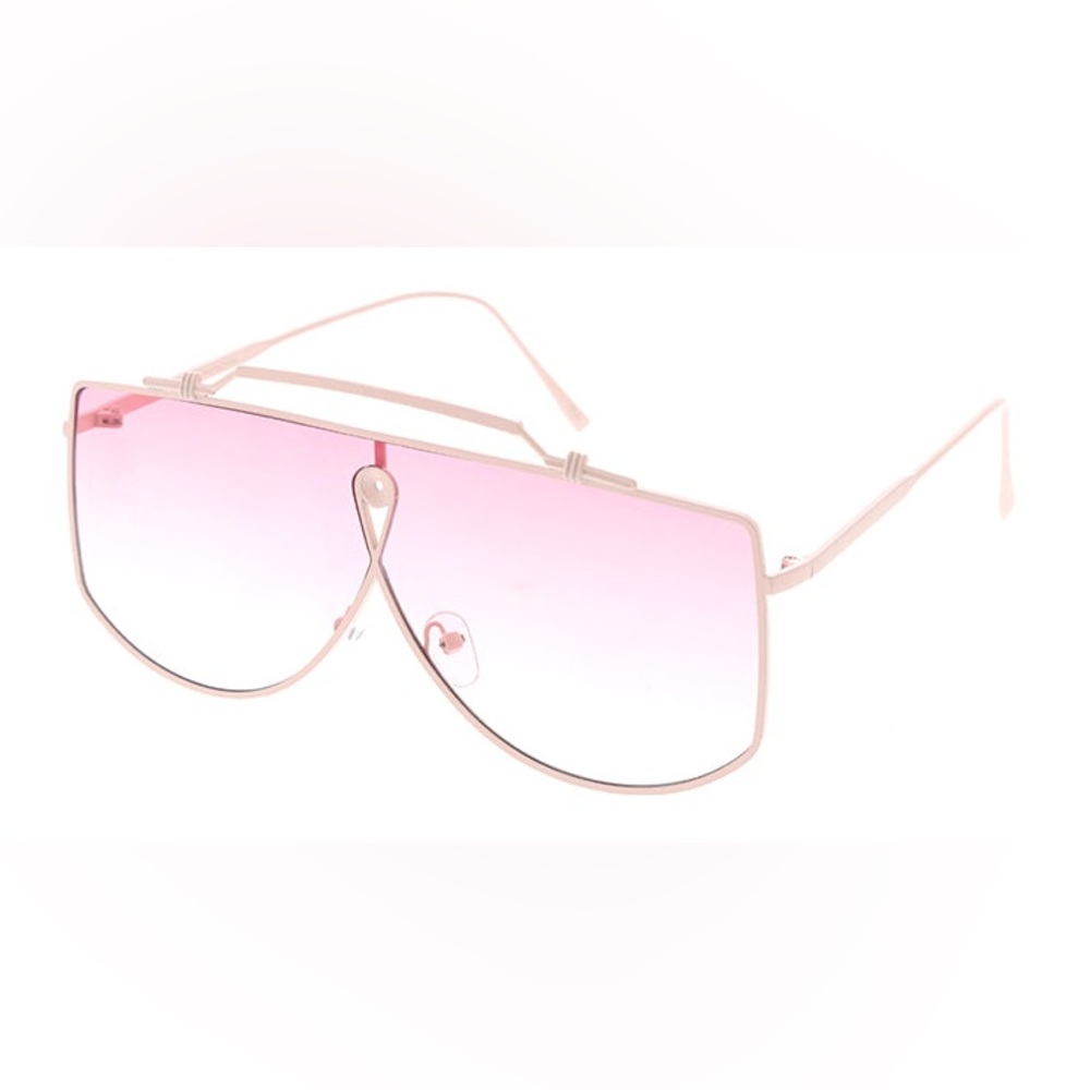 Medium Pink Metal Aviator